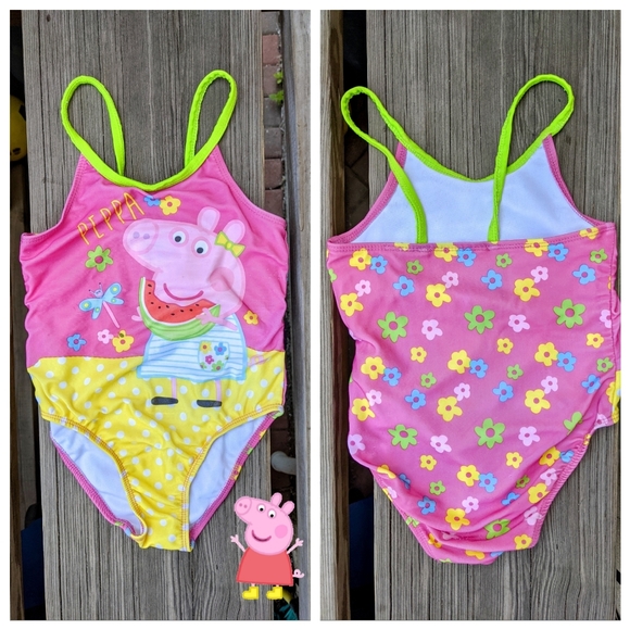 Peppa Pig Other - PEPPA PIG Toddler Girl Pink Swimsuit 4T
